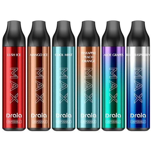[Sonderangebot] Drala Max 6000 Rechargeable Einweg E-Zigarette Kit 550mAh (20mg)