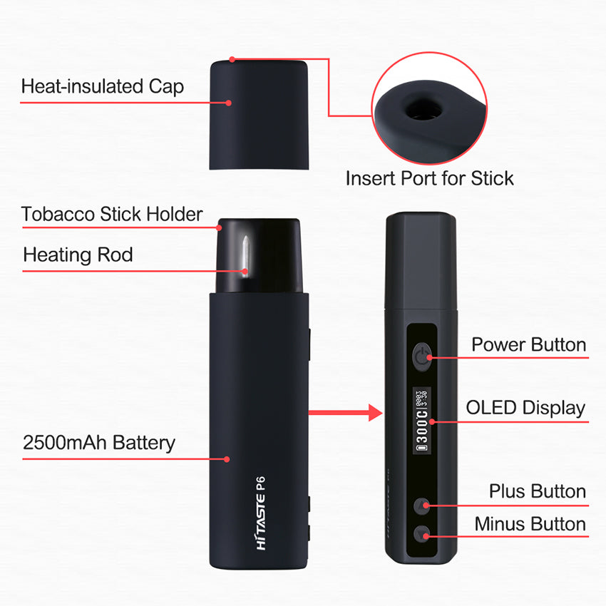 Hitaste P6 Mini Starter Kit 1200mAh