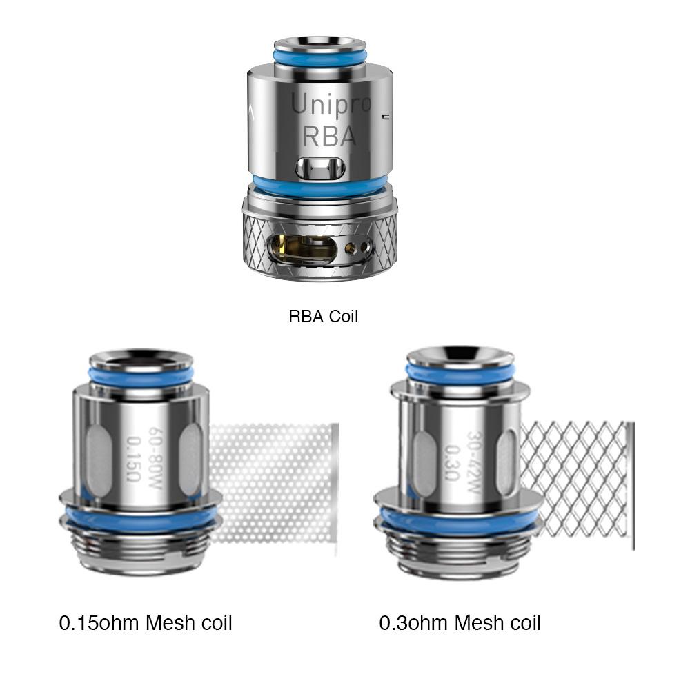 OXVA Unipro Coil für Velocity Kit, Velocity LE Kit (5 Stück/Packung)