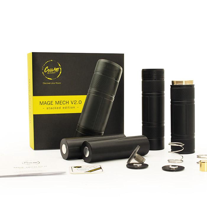 Coilart Mage Mech V2.0 Batterie Akkuträger Stacked Edition