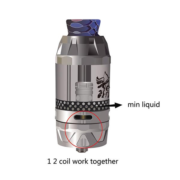 HENGLING Qtank Dual Flavor Sub Ohm Tank Verdampfer - 5ml