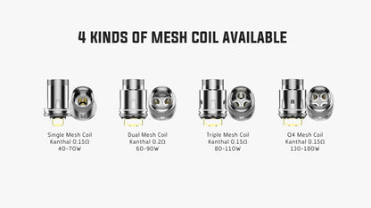 Rincoe Manto X Mesh 228W Starterset mit Metis Mix 6mL Verdampfer