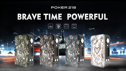 Teslacigs Poker 218 TC 218W Box Mod Akkuträger