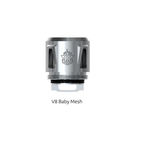 SMOK V8 Baby Mesh Ersatz Coil 0,15 Ohm für TFV12 Baby Prince/TFV8 Baby/TFV8 Big Baby - 5 Stück / Packung
