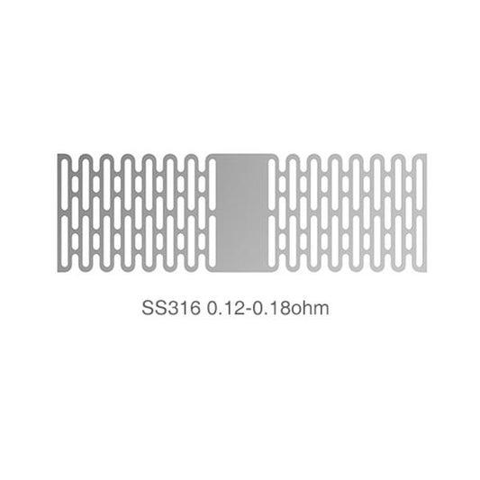 Vapefly Mesh Plus RDTA Tank Ersatz 316L Mesh Draht - 15 Stück / Packung