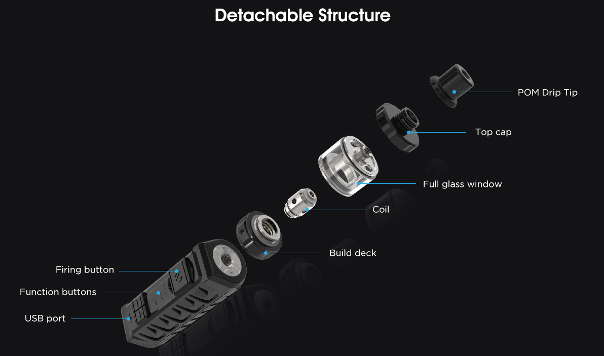 Vandy Vape AP Kit Mit AP MTL Sub Verdampfer - 900mAh & 2ml