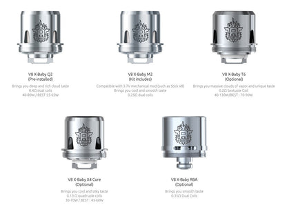 SMOK TFV8 X-Baby Ersatz Coil Verdampferkopf - 3 Stück / Packung