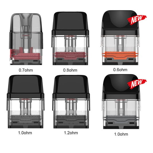 Vaporesso XROS Pod Cartridge für XROS / XROS 2 / XROS Mini / XROS X / XROS X Mini / XROS Nano / Xros 3 Nano 2ml / 3ml (4 Stück/Packung)